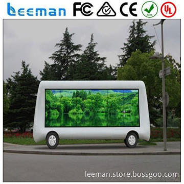 led display car Leeman 2015 led commercial advertising display screen